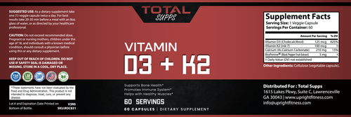 Vitamin D3 + K2
